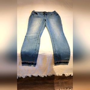 Earl Jean's with embroidered ankle